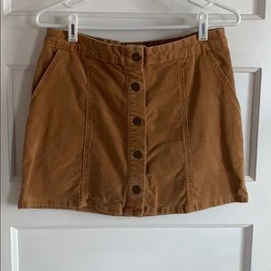 Corduroy skirt